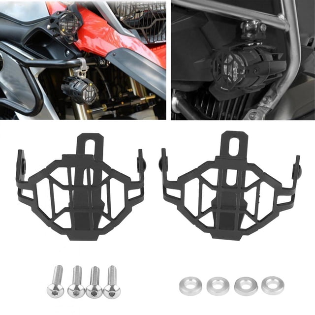 Fog Lamp Guard, Easy Installation Motorcycle Fog Lights Protector High Strength Rustproof Replacement For R1200GS F800GS Adventure For Motorbike Accessories