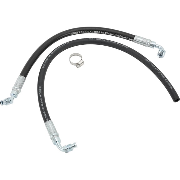 1955-64 Chevy Car SBC V8 Power Steering Hose Kit