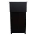 thumbnail image 5 of Oklahoma Sound Tabletop Lectern With Av Cart Lectern Base, Black With Charcoal Trim, 5 of 7