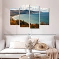 thumbnail image 2 of Elephant Stock Lake Michigan Dunes Wall Art - Horizontal Multi Panel Canvas - Living Room Wall Decor - Nature Multi Panel - Brown And Blue Decor - 52" x 32", 2 of 8