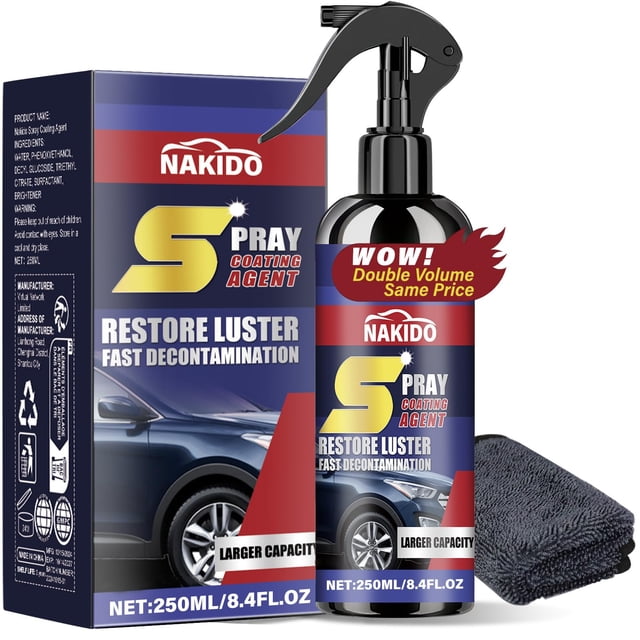 Agente de Recubrimiento en Spray Rayhong Cerámico Multifuncional para Autos