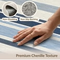 thumbnail image 6 of ODIKA Nautical Striped Cabana Ticking Border Detail That Couch Navy for Master Suite, California King, Under Bed, Foldable Easy Care, 6 of 7