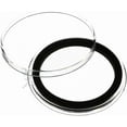 thumbnail image 6 of OnFireGuy Black Plug Storage Tube & 20-Pack 39mm Black Ring Coin Holders for 1oz Silver and Copper Rounds, 6 of 6
