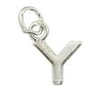 thumbnail image 1 of Sterling Silver 30" .8mm Box Chain Lined Letter Y Pendant Necklace, 1 of 2