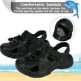 thumbnail image 5 of Kids Sandals Boys Girls Closed-Toe Sport Sandals Summer Breathable Hiking Walking Athletic Sandals Outdoor Pool Beach Shoes Water Shoes, 5 of 7