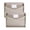 Khaki, variant on White File Folder Set, 2-Pack, Cloth, 37x28cm, Transparent Cover, Secure Button for Document Protection