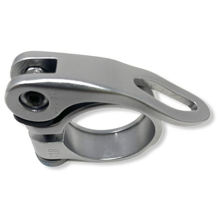 AEST Aluminum Bike Seatpost Saddle Clamp With Quick Release Lever in 31.8mm/34.9mm (34.9mm  Silver (No Logo)) price history on PriceWatchPro