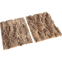 2 Pcs Bark Decoration Decorative Reptile Basking Platform Cork Animal Novelty Tree