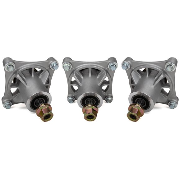 (3) Spindle Assemblies for Hustler 34" to 52" 931741 931881 931899 604214