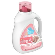 Dreft Newborn 64 Loads Baby Liquid Laundry Detergent, 100 fl oz
