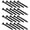 Black, variant on M Buder 20Pcs Electric Guitar Neck Guard Plate Screws Anti-Corrosion Stainless Steel Mounting Tool Hardware Accessories for String Instruments (Silver, 3.15 inches / 8 cm)