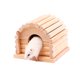 thumbnail image 3 of SOPOTUTU Casita Beige De Madera Natural Para Hámster Con Redonda Divertida, 3 of 5