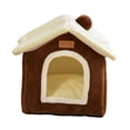 thumbnail image 4 of Cama para gatos semicerrada Salvador Nido para perros y gatos café, 4 of 10