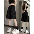 thumbnail image 6 of Jmprs Y2K Harajuku Cargo Shorts Women Streetwear High Waist Vintage Short Pants Hip Hop Casual American Retro Bf Summer Shorts, 6 of 6
