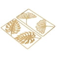 thumbnail image 4 of Wall Hanging Decor2Pcs Ginkgo Leaf Wall Gold Metal Wall Decor Gold Leaf Wall Decor Finely Tuned Performance, 4 of 5