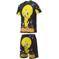 thumbnail image 3 of Looney Tunes Tweety Boys T-Shirt And Shorts Outfit Set Athletic Short Sleeve Tee Mesh Shorts Set for Kids, 3 of 8