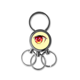 thumbnail image 1 of Ojos animados. Llavero de metal de acero inoxidable Llavero Anillo de cadena Llavero, 1 of 3