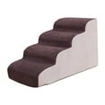 thumbnail image 4 of Bunblic 4 Steps Dog Stairs Bed Outside Ramp Step Removable Cover Non Slip Small Cat House Ramp Pet Climbing Ladder for Car Sofa Home Coffee, 4 of 8