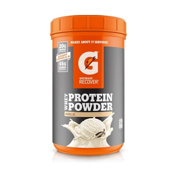 Gatorade Recover Whey Protein Powder Vanilla Canisters Single Pack