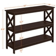 thumbnail image 2 of Console Table with Storage, Narrow Long Entryway Table for Small Space, Dorm, Living Room, Bedroom, Home, Indoor Accent Furniture, Espresso, 2 of 5