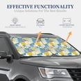 thumbnail image 3 of Kdxio Cute Poodle Dog Print 2-Piece Sun Shade Front Windshield - Foldable Car Front Window Sunshades for Most Sedans SUV Truck, 3 of 6