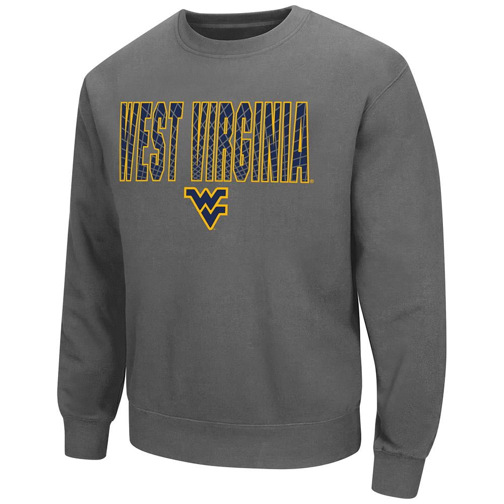 Mens West Virginia Mountaineers Crew Neck Sweatshirt by Colosseum