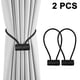 thumbnail image 1 of 2 uds. Clips magnéticos para sujetar cortinas, cuerda hacia atrás, hebillas para sujetar cortinas, carpetas para cortinas, para decoración del hogar, cafetería, oficina Adepaton 2034746-3, 1 of 9