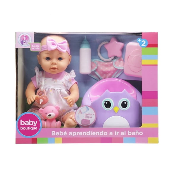 Set de bebé Baby Boutique con Accesorios para ir al Baño 8 Piezas Multicolor