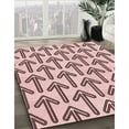 thumbnail image 3 of Ahgly Company Machine Washable Indoor Rectangle Transitional Light Red Pink Area Rugs, 2' x 3', 3 of 7