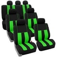 thumbnail image 1 of FH Group Universal Fit Seat Covers for SUV, Sedan, Van , Airbag Compatible, Split Bench Rear Seat - 7 Seaters Green, 1 of 8