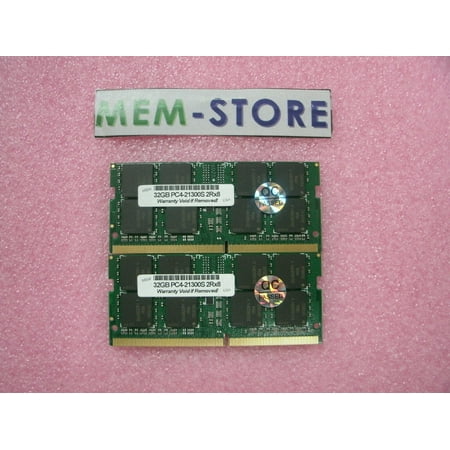 64GB (2x32GB) DDR4 2666MHz SODIMM Memory MSI Workstation WS65 WE65 9th Gen Intel (3rd Party)