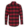 thumbnail image 2 of Burnside Yarn-Dyed Long Sleeve Flannel Shirt, 2 of 4