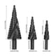 thumbnail image 5 of Broca escalonada más suave de 3 piezas broca escalonada de placa de hierro con forma compacta para trabajar metales ANGGREK Otros, 5 of 8
