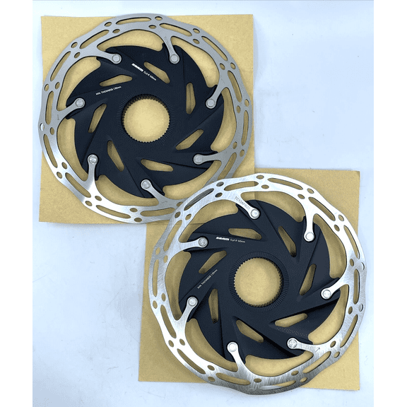 2PC SRAM Centerline XR Disc Brake Rotor 160mm Centerlock Red AXS CLX-R Road Bike