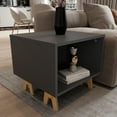 thumbnail image 3 of Nexera Runway Side Table, Grey, 3 of 7