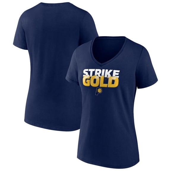 Women's Navy Indiana Pacers Team Pride V-Neck T-Shirt