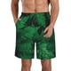 thumbnail image 1 of Fotbe Green Leave Fern Trajes de Baño Estampados para Hombre, Shorts de Verano de Secado Rápido, Ropa de Playa, Bañadores-Small, 1 of 6