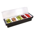 thumbnail image 5 of Matsuzay Caja de almacenamiento Estuche de condimentos Accesorios para el hogar Utensilios de bar Contenedor de frutas conveniente Suministros Cocina y Comedor 6 rejillas, 5 of 5