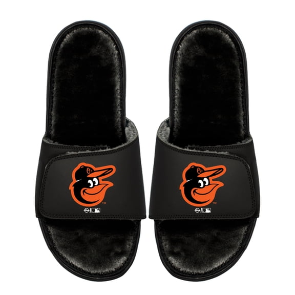 Youth ISlide Baltimore Orioles Logo Fur Slide Sandals