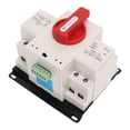 thumbnail image 3 of Interruptor de transferencia automático de doble potencia con mango rojo, 125 A, interruptor de cambio de generador para industria, 400 V, 3 of 14
