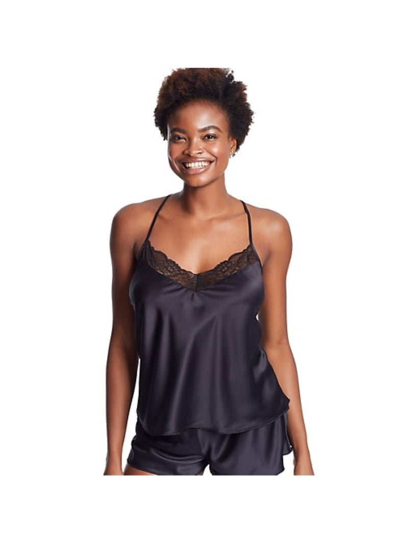 新品　room306contemporary Satin Camisole Maidenform Satin Sleep Cami Black 2XL Women's - Walmart.com