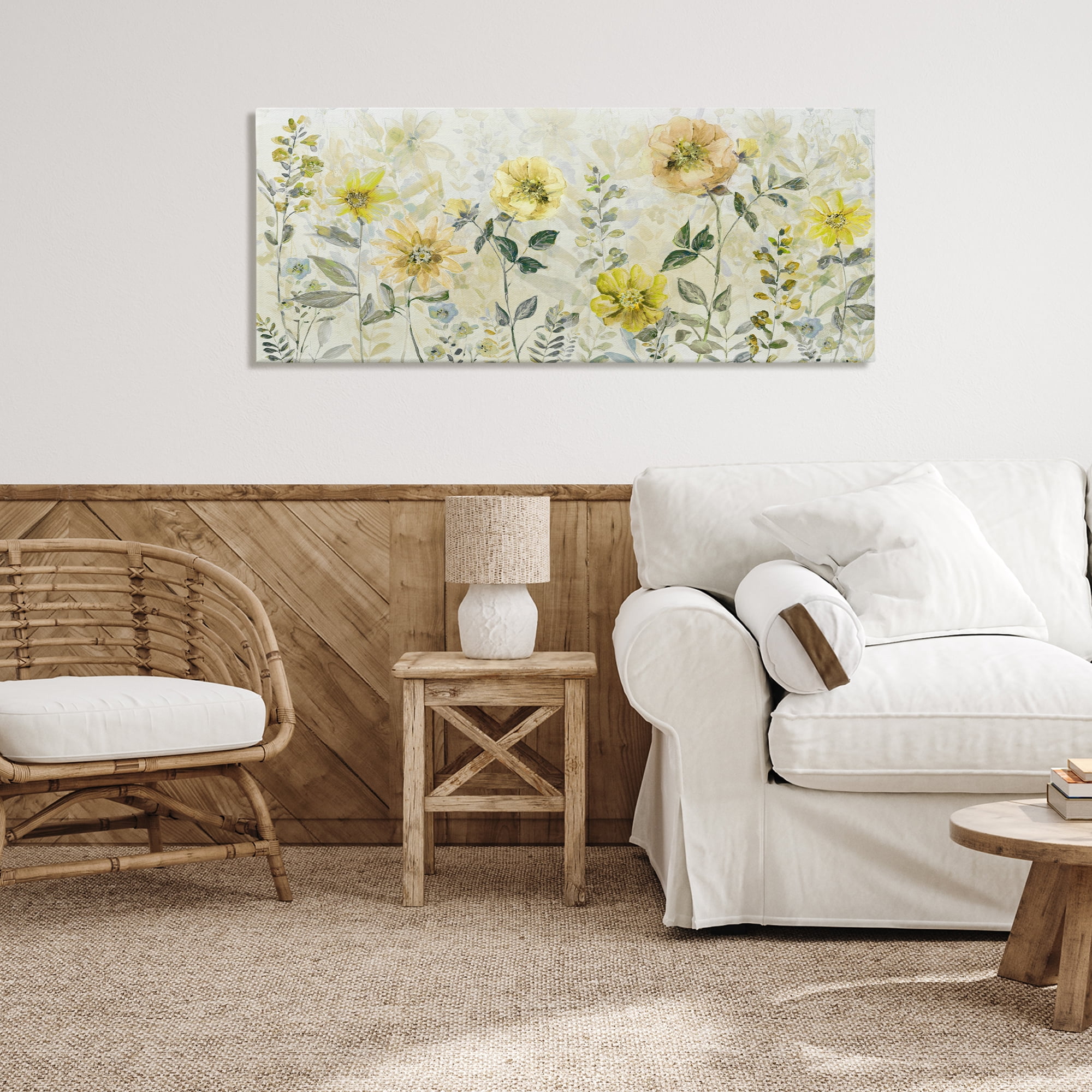 Stupell Industries Yellow Buttercup Garden Canvas Wall Art, design by Sally Swatland