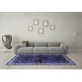 thumbnail image 3 of Ahgly Company Indoor Rectangle Persian Blue Traditional Area Rugs, 4' x 6', 3 of 4
