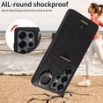 thumbnail image 2 of Allytechgroup Case for Samsung Galaxy S25+ with Stand, RFID Blocking PU Leather Shockproof Cover with Kickstand & Credit Card Slot Drop Protection for Samsung Galaxy S25+, Black, 2 of 9