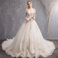thumbnail image 2 of Women Bridal 3 Hoop A-Line Floor-Length Full Slip Petticoat Ball Gown Two-Layer, 2 of 8