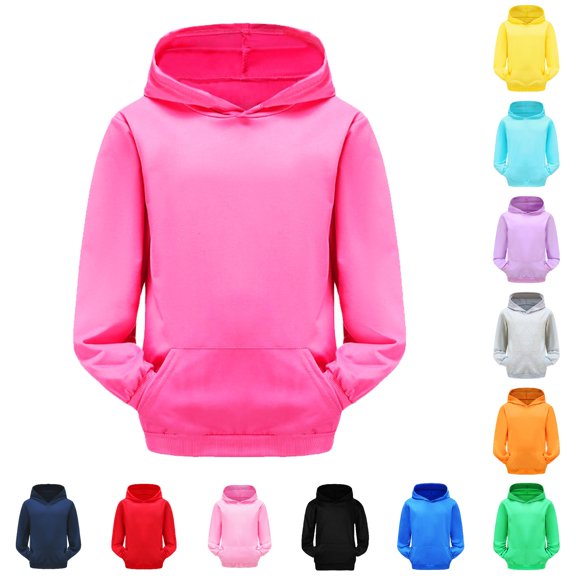 Vividxx Hoodies For Girls Toddler Long Sleeve Warm Hoodie Casual Kids Pullovers Tops Trendy Fashion 3-4 Years