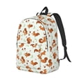 thumbnail image 2 of Daiia Squirrel Playing Vintage Canvas Backpack for Men and Women ,Hiking Backpack,Travel Laptop Bag for School,Large Capacity Backpack, 2 of 8