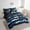 Dodger Blue, variant on Erosebridal Stars Stripes Flag Bed in a Bag Twin size, Blue Camo Bed Set, Camouflage Hunting Decor, Reversible
