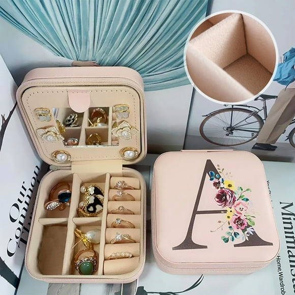 weibbin Travel Jewelry Case For Women Girls, Small Travel Jewelry Case Mini Jewelry Travel Case For Girls Jewelry Box Travel Gifts Sunflower Gifts For Women
