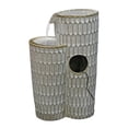 thumbnail image 2 of Hi-Line Gifts Ceramic Outdoor Garden Fountain - 25" - Cream, 2 of 5